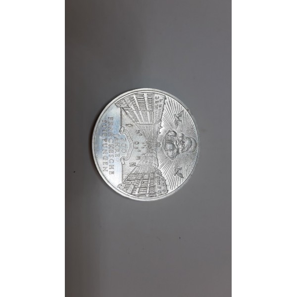 1998m. 10 Markių sidabrinė moneta.